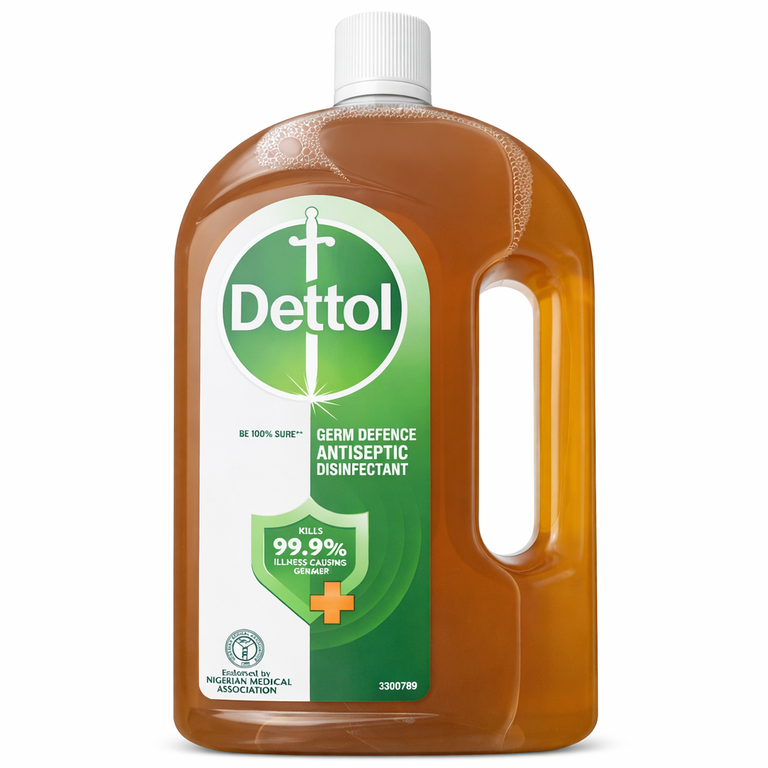 Dettol Antiseptic Disinfectant Liquid (Chloroxylenol 4.8% w/v) 1 L